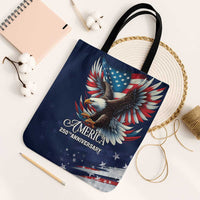 US Navy 250th Anniversary Tote Bag Proudly Served Veteran - Wonder Print Shop