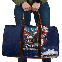 US Navy 250th Anniversary Travel Bag Proudly Served Veteran - Wonder Print Shop
