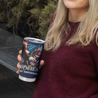 US Navy 250th Anniversary Tumbler Cup Proudly Served Veteran - Wonder Print Shop