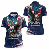 US Navy 250th Anniversary Women Polo Shirt Proudly Served Veteran - Wonder Print Shop
