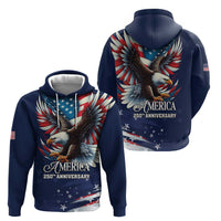 US Navy 250th Anniversary Zip Hoodie Proudly Served Veteran - Wonder Print Shop