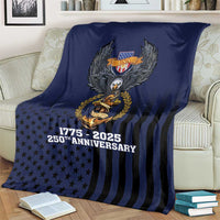 America 250th Anniversary Eagle Blanket Patriotic USA Flag - Wonder Print Shop