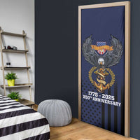 America 250th Anniversary Eagle Door Cover Patriotic USA Flag - Wonder Print Shop