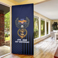 America 250th Anniversary Eagle Door Cover Patriotic USA Flag - Wonder Print Shop