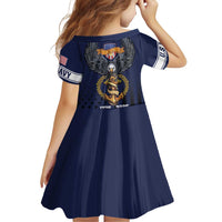 America 250th Anniversary Eagle Family Matching Off The Shoulder Long Sleeve Dress and Hawaiian Shirt Patriotic USA Flag - Wonder Print Shop