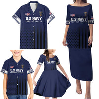 America 250th Anniversary Eagle Family Matching Puletasi and Hawaiian Shirt Patriotic USA Flag - Wonder Print Shop