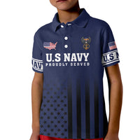 America 250th Anniversary Eagle Kid Polo Shirt Patriotic USA Flag - Wonder Print Shop