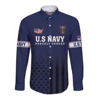 America 250th Anniversary Eagle Long Sleeve Button Shirt Patriotic USA Flag - Wonder Print Shop