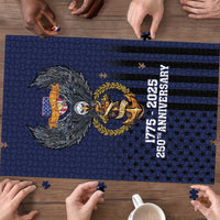 America 250th Anniversary Eagle Puzzle Patriotic USA Flag - Wonder Print Shop