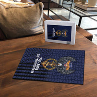 America 250th Anniversary Eagle Puzzle Patriotic USA Flag - Wonder Print Shop