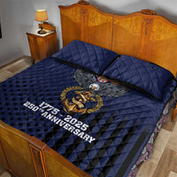America 250th Anniversary Eagle Quilt Bed Set Patriotic USA Flag - Wonder Print Shop