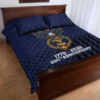 America 250th Anniversary Eagle Quilt Bed Set Patriotic USA Flag - Wonder Print Shop