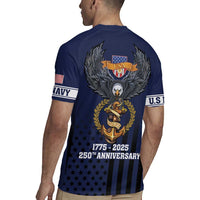 America 250th Anniversary Eagle Rugby Jersey Patriotic USA Flag - Wonder Print Shop