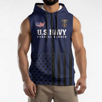 America 250th Anniversary Eagle Sleeveless Zip Hoodie Patriotic USA Flag - Wonder Print Shop