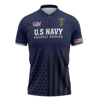 America 250th Anniversary Eagle Zipper Polo Shirt Patriotic USA Flag - Wonder Print Shop