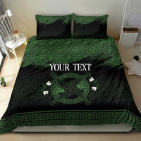 Personalized Imbolc Blessed Celtic Knot Bedding Set Brigids Cross Symbol - Wonder Print Shop