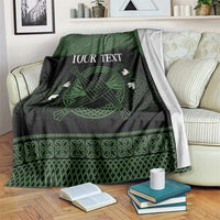 Personalized Imbolc Blessed Celtic Knot Blanket Brigids Cross Symbol - Wonder Print Shop