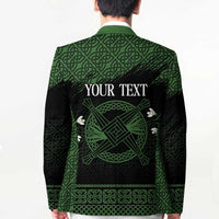 Personalized Imbolc Blessed Celtic Knot Blazer Brigids Cross Symbol - Wonder Print Shop