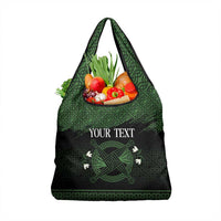 Personalized Imbolc Blessed Celtic Knot Grocery Bag Brigids Cross Symbol - Wonder Print Shop