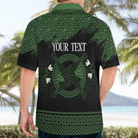 Personalized Imbolc Blessed Celtic Knot Hawaiian Shirt Brigids Cross Symbol - Wonder Print Shop