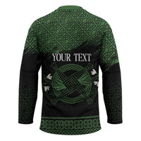 Personalized Imbolc Blessed Celtic Knot Hockey Jersey Brigids Cross Symbol - Wonder Print Shop