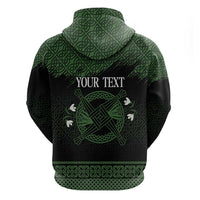 Personalized Imbolc Blessed Celtic Knot Hoodie Brigids Cross Symbol - Wonder Print Shop
