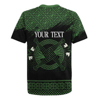 Personalized Imbolc Blessed Celtic Knot Rugby Jersey Brigids Cross Symbol - Wonder Print Shop