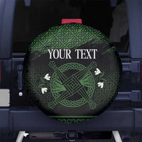 Personalized Imbolc Blessed Celtic Knot Spare Tire Cover Brigids Cross Symbol - Wonder Print Shop