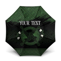 Personalized Imbolc Blessed Celtic Knot Umbrella Brigids Cross Symbol - Wonder Print Shop