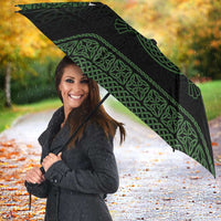 Personalized Imbolc Blessed Celtic Knot Umbrella Brigids Cross Symbol - Wonder Print Shop