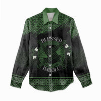 Personalized Imbolc Blessed Celtic Knot Women Casual Shirt Brigids Cross Symbol - Wonder Print Shop