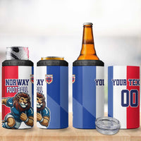 Custom Norway Football 4 in 1 Can Cooler Tumbler The Lions Champion 2024 - Wonder Print Shop