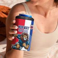 Custom Norway Football 4 in 1 Can Cooler Tumbler The Lions Champion 2024 - Wonder Print Shop