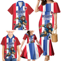 Custom Norway Football Family Matching Mermaid Dress and Hawaiian Shirt The Lions Champion 2024 - Wonder Print Shop