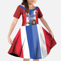 Custom Norway Football Family Matching Off Shoulder Maxi Dress and Hawaiian Shirt The Lions Champion 2024 - Wonder Print Shop
