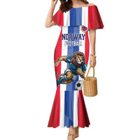 Custom Norway Football Mermaid Dress The Lions Champion 2024 - Wonder Print Shop