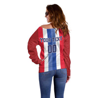 Custom Norway Football Off Shoulder Sweater The Lions Champion 2024 - Wonder Print Shop