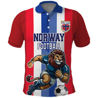 Custom Norway Football Polo Shirt The Lions Champion 2024 - Wonder Print Shop