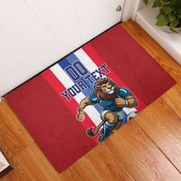 Custom Norway Football Rubber Doormat The Lions Champion 2024 - Wonder Print Shop