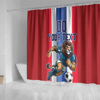 Custom Norway Football Shower Curtain The Lions Champion 2024