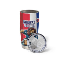 Custom Norway Football Tumbler Cup The Lions Champion 2024 - Wonder Print Shop