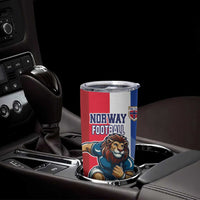Custom Norway Football Tumbler Cup The Lions Champion 2024 - Wonder Print Shop