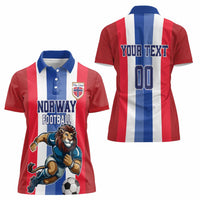 Custom Norway Football Women Polo Shirt The Lions Champion 2024 - Wonder Print Shop