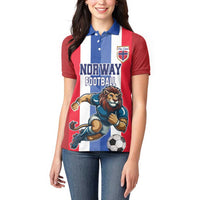 Custom Norway Football Women Polo Shirt The Lions Champion 2024 - Wonder Print Shop