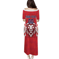 Custom Norway Football Puletasi Red Lion Football 2024 - Wonder Print Shop