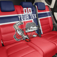 Custom Norway Hockey Back Car Seat Cover The Polar Bears Hockey - Wonder Print Shop