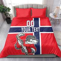 Custom Norway Hockey Bedding Set The Polar Bears Hockey - Wonder Print Shop