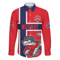 Custom Norway Hockey Family Matching Summer Maxi Dress and Hawaiian Shirt The Polar Bears Hockey - Wonder Print Shop