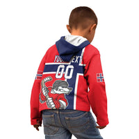 Custom Norway Hockey Kid Hoodie The Polar Bears Hockey - Wonder Print Shop