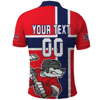 Custom Norway Hockey Polo Shirt The Polar Bears Hockey - Wonder Print Shop